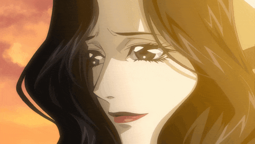 a close up of a woman 's face with her eyes closed