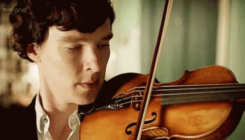 Violon GIF - Benedict Cumberbatch Violin Play GIFs