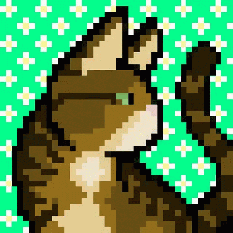 Cat Brown Cat GIF - Cat Brown Cat Pixels GIFs