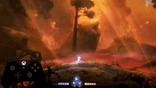a video game is being played on an xbox one