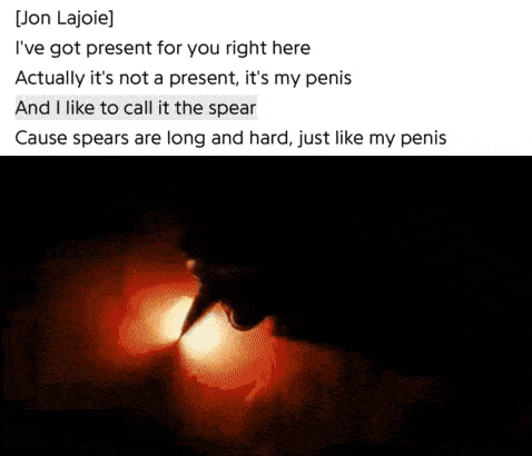 a poem written by jon lajoie with a picture of a chicken in the background