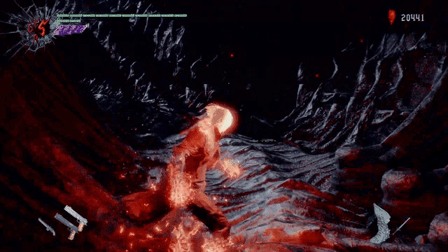 a video game with the number 20441 at the top