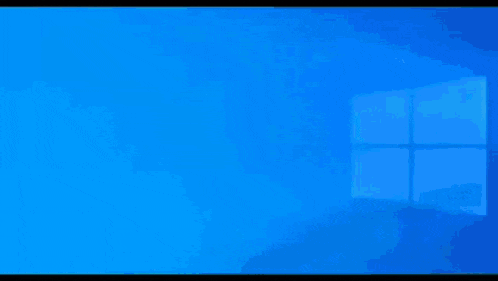 a robot is holding a gun in front of a blue background with russian writing