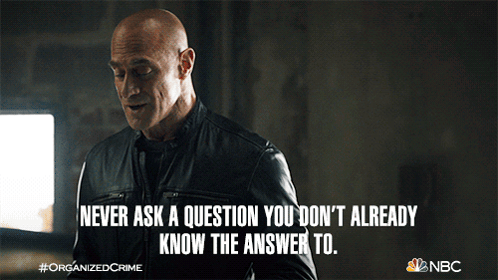 Never Ask A Question You Don'T Already Know The Answer To Detective Elliot Stabler GIF - Never Ask A Question You Don'T Already Know The Answer To Detective Elliot Stabler Christopher Meloni GIFs