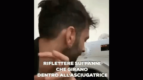 Marco Mengoni Asciugatrice GIF - Marco Mengoni Asciugatrice Girare GIFs