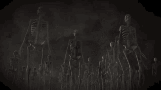 Dancing Skeletons GIF - Dancing Skeletons Dancing Skeletons GIFs