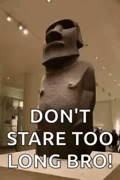 Moai Statue GIF - Moai Statue Museum GIFs