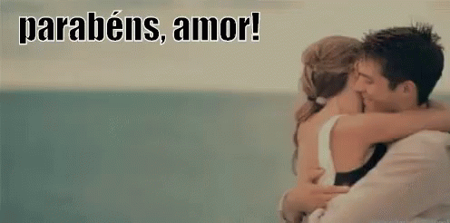 Parabéns Amor / Casal / Abraço / Namorados / GIF - Congrats My Love Embrace Congrats GIFs