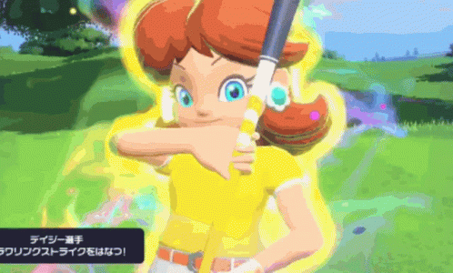 Princess Daisy Mario Daisy GIF - Princess Daisy Mario Daisy Mario Golf Daisy GIFs