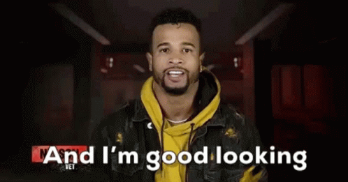 And Im Good Looking Nelson Thomas GIF - And Im Good Looking Nelson Thomas The Challenge Total Madness GIFs