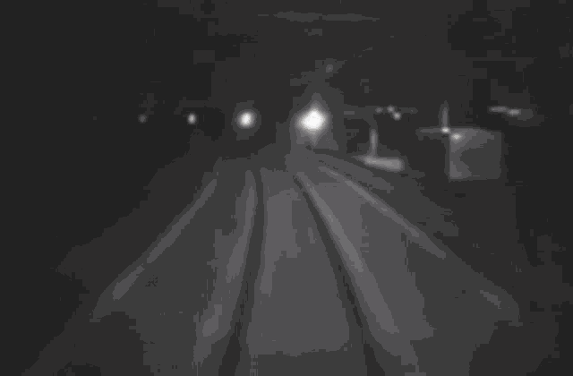 a black and white photo of a spider web in the dark