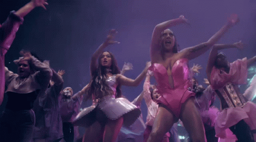Hands Up To The Sky Lady Gaga GIF - Hands Up To The Sky Lady Gaga Dance GIFs