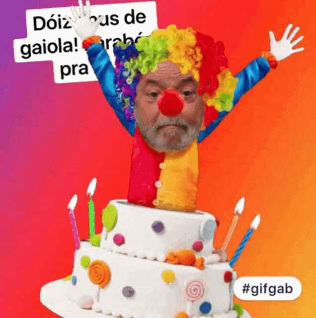 Luiz Inácio Lula Da Silva Clown GIF