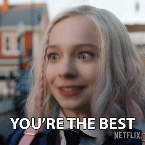 Youre The Best Enid Sinclair GIF - Youre The Best Enid Sinclair Wednesday GIFs