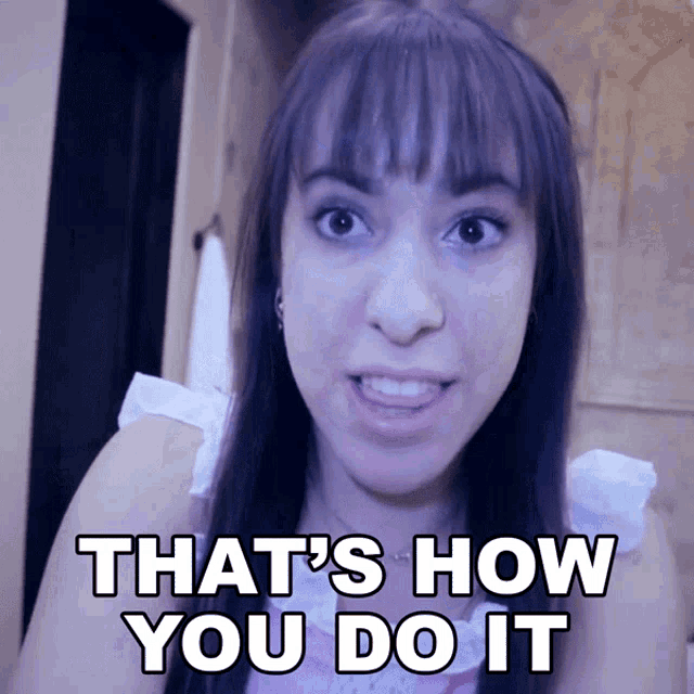 Thats How You Do It Eden Skory GIF - Thats How You Do It Eden Skory The Skorys GIFs