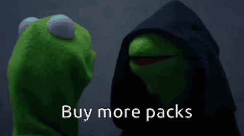 Buy More Packs Kermit GIF - Buy More Packs Kermit Evil Kermit GIFs