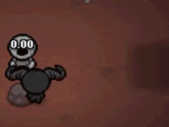 a cartoon character is standing on top of another cartoon character in a game .