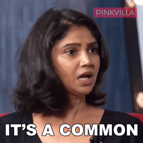 a woman says it 's a common on a pinkvilla ad