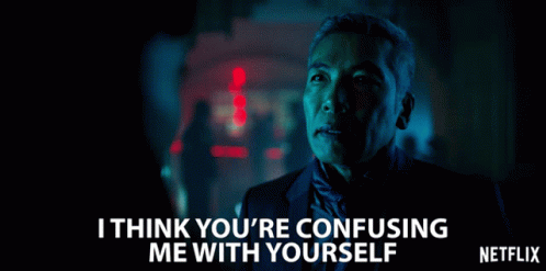 I Think Youre Confusing Me With Yourself Nope GIF - I Think Youre Confusing Me With Yourself Nope Wrong GIFs