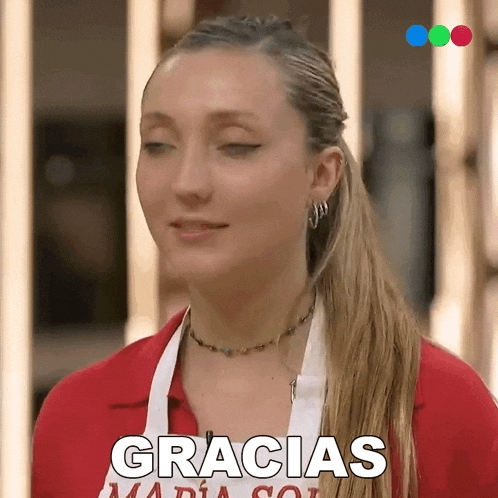 Gracias María Sol GIF - Gracias María Sol Masterchef Argentina GIFs
