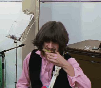 George Harrison Eating GIF - George Harrison Eating GIFs