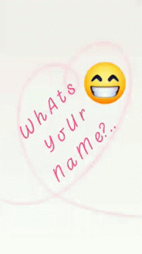 Hello Whats Your Name GIF - Hello Whats Your Name Heart GIFs
