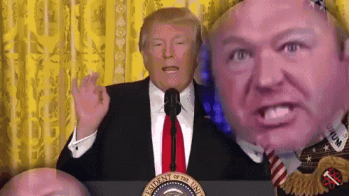 Trump Alex Jones GIF - Trump Alex Jones Speech GIFs