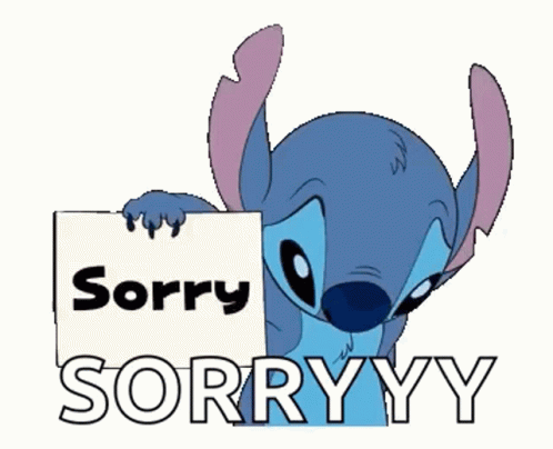 Sorry Stitch GIF - Sorry Stitch Sad GIFs