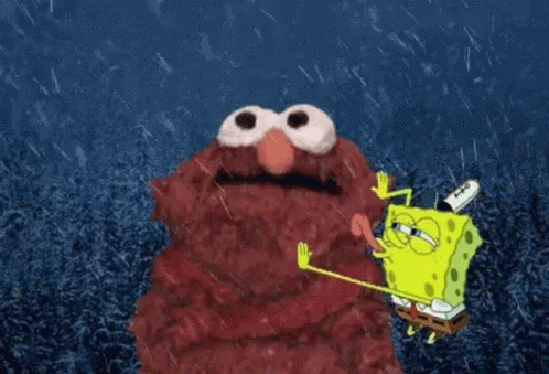 Elmo Spongebob GIF - Elmo Spongebob Winter GIFs
