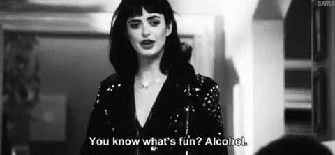 Friday And Alcohol Are Besties GIF - Dont Trust The B In Apartment23 Krysten Ritter Chloe GIFs