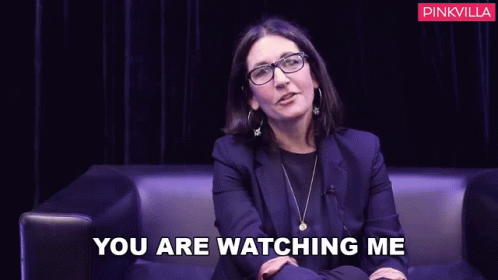 You Are Watching Me Bobbi Brown GIF - You Are Watching Me Bobbi Brown Pinkvilla GIFs