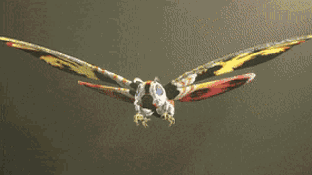 Queen Mothra Mothra GIF - Queen Mothra Mothra Queen Of The Monsters GIFs