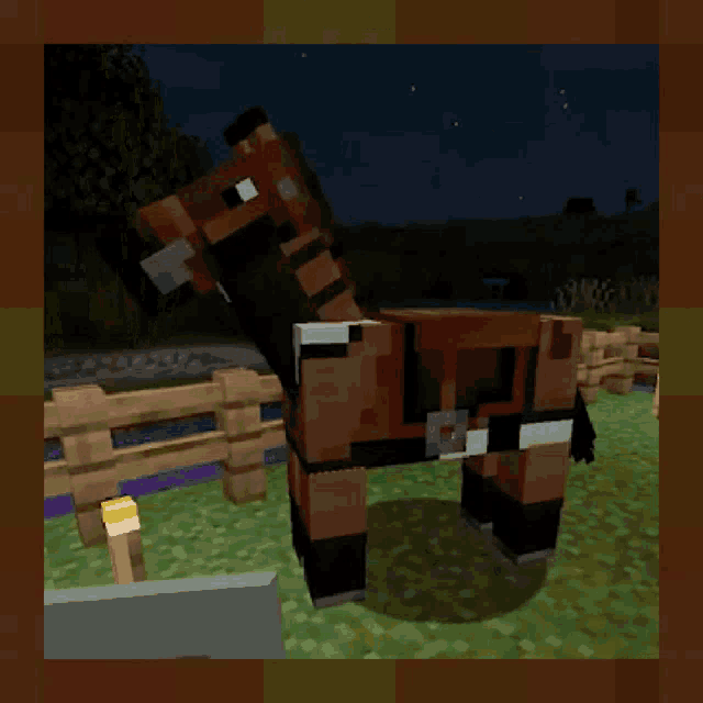 a black block with purple eyes is in a video game