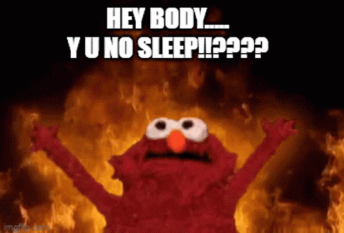 Ynosleep Elmo Fire GIF - Ynosleep Elmo Fire Why No Sleep GIFs