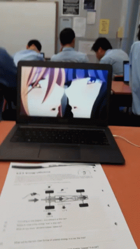 Laptop Anime GIF