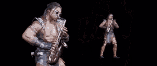 Shang Tsung Sax GIF - Shang Tsung Sax Mortal Kombat GIFs