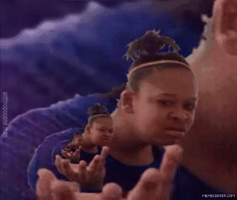 Confused Black Girl GIF - Weird Photos Endless GIFs