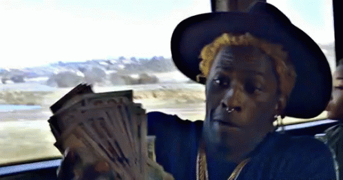 Young Thug GIF - Imma Pay You With This Money Money GIFs