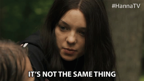Its Not The Same Thing Wrong GIF - Its Not The Same Thing Wrong Not The Same GIFs