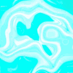 a computer monitor is surrounded by a blue and white background