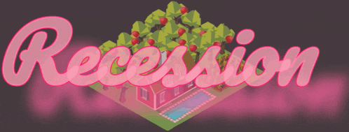 an illustration of a house and trees with the word normal in pink