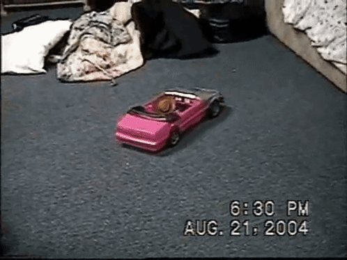 Car Barbie Car GIF - Car Barbie Car Crash GIFs