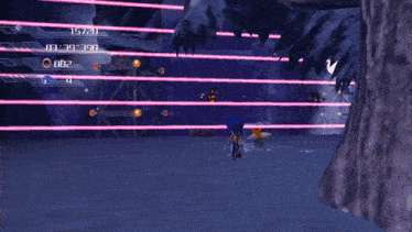 sonic the hedgehog is in a video game with a score of 15/20