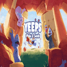 a game called yeeps hide & seek is being played