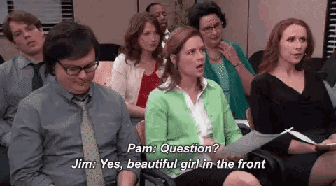 The Office Love GIF - The Office Love Question GIFs