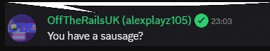 a screenshot of a text message from alexplayz105