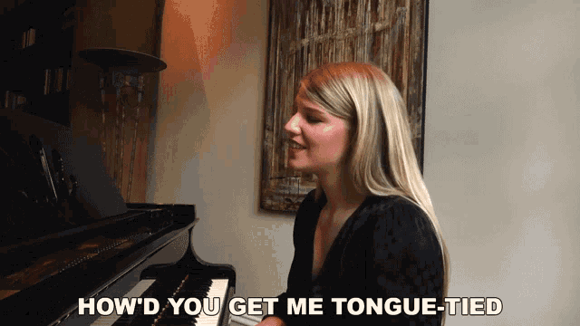 Howd You Get Me Tongue Tied Brynn Elliott GIF - Howd You Get Me Tongue Tied Brynn Elliott You Make Me Speechless GIFs