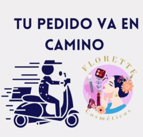 a sign that says tu pedido va en camino florette cosmetics