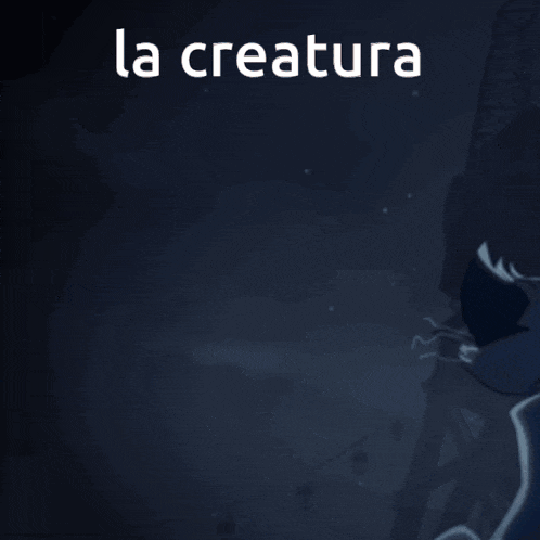 a cartoon drawing of a squirrel with the word la creatura above it