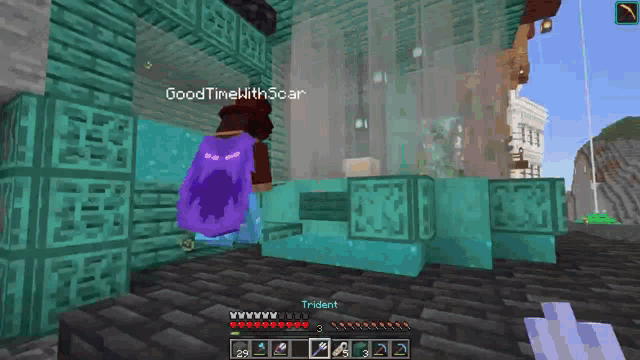 a screenshot of a video game with the name goodtimewithsoar on it